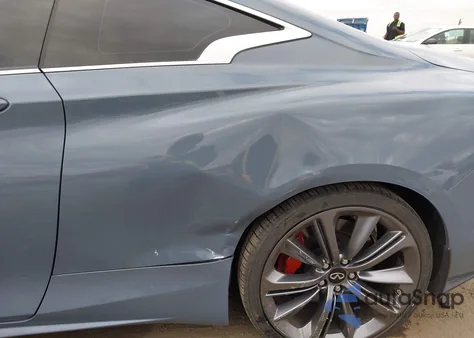 2022 Infiniti Q60 Red Sport 400 from USA, damaged, VIN JN1FV7LK6NM660788